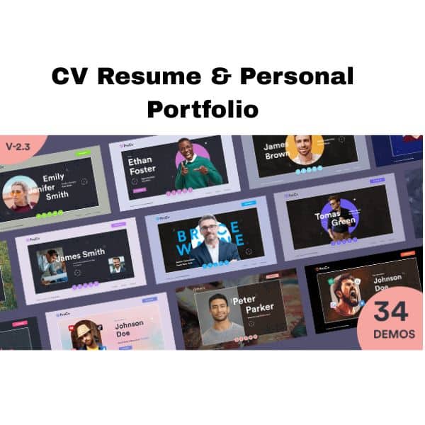CV & Resume Personal Portfolio