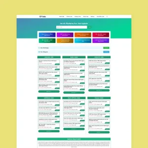 Sarkari Job Website Templates For GeneratePress