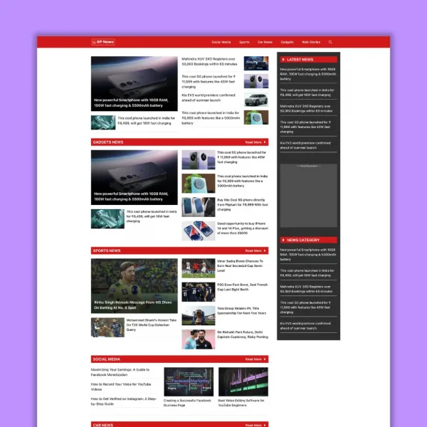 GP News & Magazine Template